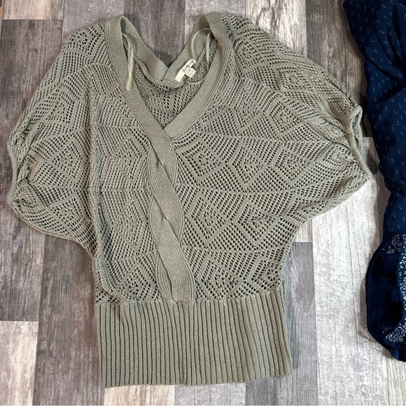 Women’s Large, Blouse, Brown And Blue, Lot Of 2 - Picture 5 of 6